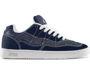 Etnies Chaussures SnakeSkate pour Homme, Bleu Marine, Blanc, Jaune, 43 EU