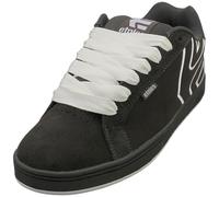Etnies Fader - Skate Vulcanisée Classique, Construction Renforcée, Confort Coussiné, Baskets du Quotidien - Worn Black - 45