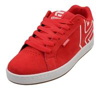 Etnies Fader - Skate Vulcanisée Classique, Construction Renforcée, Confort Coussiné, Baskets du Quotidien - Red/White/Gum - 37.5