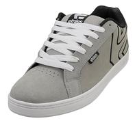 Etnies Fader - Skate Vulcanisée Classique, Construction Renforcée, Confort Coussiné, Baskets du Quotidien - Grey/Black - 38.5