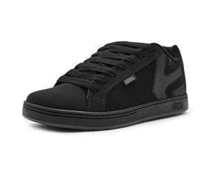 Etnies Fader - Skate Vulcanisée Classique, Construction Renforcée, Confort Coussiné, Baskets du Quotidien - Black Raw - 46
