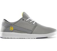 Etnies Homme Scout Chaussure de Skate, Gris, Bleu Marine, Jaune, 37 EU
