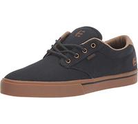Etnies Jameson 2 Eco - Skate Éco-Responsable Vegan, Matières Recy s, Confort Coussiné, Baskets du Quotidien - Navy/Gum/Gold - 43