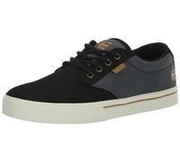 Etnies Jameson 2 Eco - Style Skate Durable et éco-Responsable, Semelle Cup renforcée, végan - Black/Darkgrey/Gold - 49