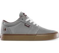 etnies Kids Barge LS Vulc - Style Skate pour la Jeunesse, durabilité vulcanisée, Sensation amortie, pour Un Usage Quotidien, Grey/Gum/Red, Size UK EU