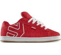 Etnies Kids Fader - Icône Skate pour la Jeunesse, Semelle Cup renforcée, Sensation amortie, pour Un Usage Quotidien, Red/White, Size UK EU