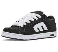 Etnies Kingpin 2K Chaussures de skate - Baskets basses rembourrées avec semelle bombée, noir/blanc, 9