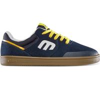 etnies Little Kids Marana - Petite icône du Skate, Semelle Cup renforcée, Sensation amortie, pour Un Usage Quotidien, Navy/Gum/Yellow, Size UK EU
