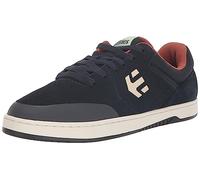 Etnies Chaussures de skate unisexes pour adulte Marana – Bleu marine/marron/blanc – Taille 41.5 EU