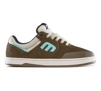 etnies Marana - Skate pro iconique, semelle cup Michelin renforcée, sneakers quotidiennes, 3 fois plus durables, la robustesse s'est encore renforcée Brown/Blue 9.5