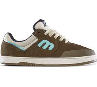 etnies Marana - Skate pro iconique, semelle cup Michelin renforcée, sneakers quotidiennes, 3 fois plus durables, la robustesse s'est encore renforcée Brown/Blue 9.5