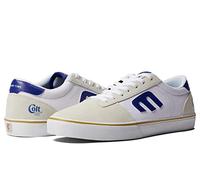 Etnies Men's Calli Vulc x Colt 45 White/Navy/Gold Low Top Sneaker Shoes 10