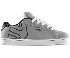 etnies Mixte Kids Fader Skate Shoe, Light Grey/Black, 37 EU
