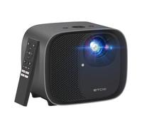 ETOE E3 Pro Projector avec Android TV, 600 ANSI, Native 1080P, décodage 4K, mise au point et correction de trapèze automatiques, Wi-Fi double bande et audio 20W - Prise EU