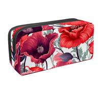 etoenbrc Trousse à crayons, belle trousse à crayons florale J avec fermeture éclair, trousse étanche pour fournitures de bureau, organisateur de papeterie pour adolescents, filles, adultes, étudiants,