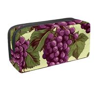 etoenbrc Trousse à crayons, brochette de raisin frais avec fermeture éclair, étanche, fournitures de bureau, organisateur de papeterie pour adolescents, filles, adultes, étudiants, multicolore, Taille