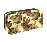 etoenbrc Trousse à crayons Looping Rabbits avec fermeture éclair, étanche, fournitures de bureau, organisateur de papeterie pour adolescents, filles, adultes, étudiants, multicolore, Taille unique,