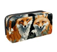 etoenbrc Trousse à crayons Spring Fox K avec fermeture éclair, étanche, fournitures de bureau, organisateur de papeterie pour adolescents, filles, adultes, étudiants, multicolore, Taille unique,