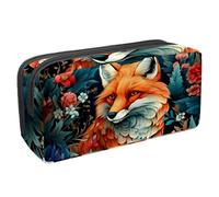 etoenbrc Trousse à crayons Spring Fox O avec fermeture éclair, étanche, fournitures de bureau, organisateur de papeterie pour adolescents, filles, adultes, étudiants, multicolore, Taille unique,