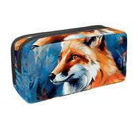 etoenbrc Trousse à crayons Spring Fox S avec fermeture éclair, étanche, fournitures de bureau, organisateur de papeterie pour adolescents, filles, adultes, étudiants, multicolore, Taille unique,