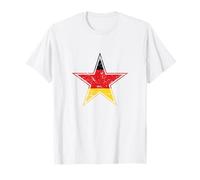 Étoile Allemande avec Drapeau T-Shirt