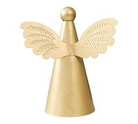 Étoile Ange Sapin Noël Fer Doré 20x18cm Résistante Rouille Prête À | Format compact 20x18cm fer doré à pulvérisation pour sapins cheminées tables apporte touche festive et élégante