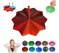 étoile Anti-Frustration Sensorielle, Fidget Hexagonal Fractal, Jouets 3D en Forme D'étoile pour Soulager Le Stress, Cubes Sensoriels Anti-Stress pour Enfants Et Adultes (Red, L)