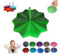 étoile Anti-Frustration Sensorielle, Fidget Hexagonal Fractal, Jouets 3D en Forme D'étoile pour Soulager Le Stress, Cubes Sensoriels Anti-Stress pour Enfants Et Adultes (Green, M)