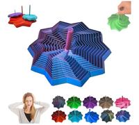 étoile Anti-Frustration Sensorielle, Fidget Hexagonal Fractal, Jouets 3D en Forme D'étoile pour Soulager Le Stress, Cubes Sensoriels Anti-Stress pour Enfants Et Adultes (Laser Purple, L)