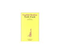 Etoile d'août - - roman - Sonallah Ibrahim - Sindbad-Actes Sud - Livre