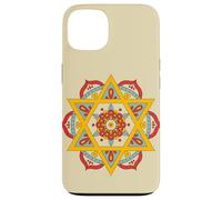Étoile de David Mandala Anahata Chakra Spirituel Mystique Coque pour iPhone 13