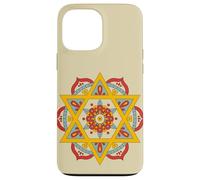 Étoile de David Mandala Anahata Chakra Spirituel Mystique Coque pour iPhone 13 Pro Max