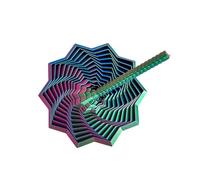 Étoile De Fidget Sensorielle Étendue Imprimée en 3D, Plus De Couleurs, 2025 Nouveaux Jouets De Fidget en Forme D'étoile pour Les Jouets De Décompression De Bureau Soulagement du Stress (J,Moyen)