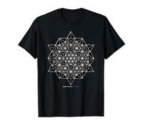 Étoile de géométrie sacrée Tétraèdre T-Shirt Graphique avec Valeur