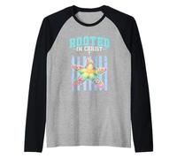Étoile de mer Florale enracinée dans Le Christ, Verset de la Bible chrétienne Manche Raglan