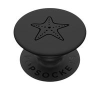 Étoile de mer océan Plage Mignonne étoile de mer - Anthracite PopSockets PopGrip Adhésif