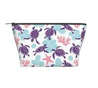 Étoile de mer rétrotortue, Trousse de Toilette Trousse de Maquillage Sac à cosmétiques Trousse de Toilette de Voyage Portable