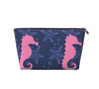 Étoile de mer, Silhouette, Hippocampe, Trousse de Toilette Trousse de Maquillage Sac à cosmétiques Trousse de Toilette de Voyage Portable