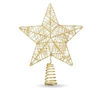 Étoile de Noël - Pointe pour Sapin - Décoration Dorée