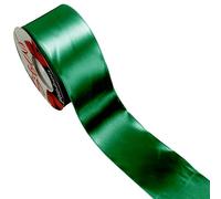 étoile de qualité de 5,1 cm de large ruban de satin par 22,9 m Spool| Polyester ruban pour composition florale, Bouquet de mariage, et de grands projets DIY illustrations | pas de la décoloration ruban tissé, Polyester, vert émeraude, 2 Inch Width