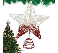 Étoile De Sapin De Noël,25 Cm Étoile Pentagramme Lumière Décorative,Ornement pour Table De Noël - pour Extérieur Intérieur Fêtes Studio Chambre D'Porte Maison Salon