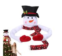 Étoile de Sapin de Noël Bonhomme de Neige - Grand Peluche Bonhomme De Neige De Noël - Fournitures Fête pour Appartement Salon Maison Anniversaire École Bureau Action Grâces Salle Classe