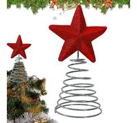 Étoile de sapin de Noël - Couronne de décoration à paillettes pour décoration d'intérieur délicate pour fêtes, jardins, centres commerciaux, restaurants