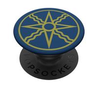 Étoile de Shamash Ancien Symbole du Dieu Soleil mésopotamien PopSockets PopGrip Adhésif