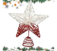 Étoile De Sommet pour Sapin De | 25 Cm Étoile Pentagramme Lumière Décorative,Ornement pour Table De | pour Extérieur Intérieur Hiver Chambre D'Maison Porte Salon