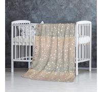 Étoile dorée Scintillante Vintage Glamour,Couverture Douce et Chaude en Flanelle Anti-Boulochage 76 x 127 cm