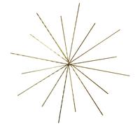 Etoile En Fil D'acier P. Perles, 10 / 8cmø, 3 Pièces, Épaisseur Du Fil 0,6 Mm