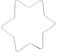Étoile en fil métallique pour une décoration de Noël créative, set de 10 pièces, à décorer de multiples façons