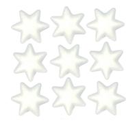 Etoile En Polystyrène 6 Branches 5 Cm 9 Pièces