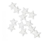 Étoile En Polystyrène Blanc Pailleté 2 X 2 Cm X 48 Pièces